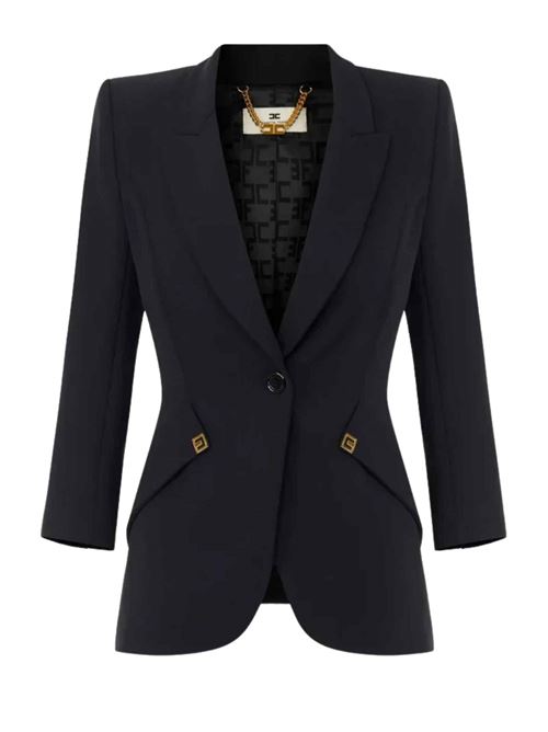 Blazer in crêpe e raso Elisabetta Franchi | GI27567E2110
